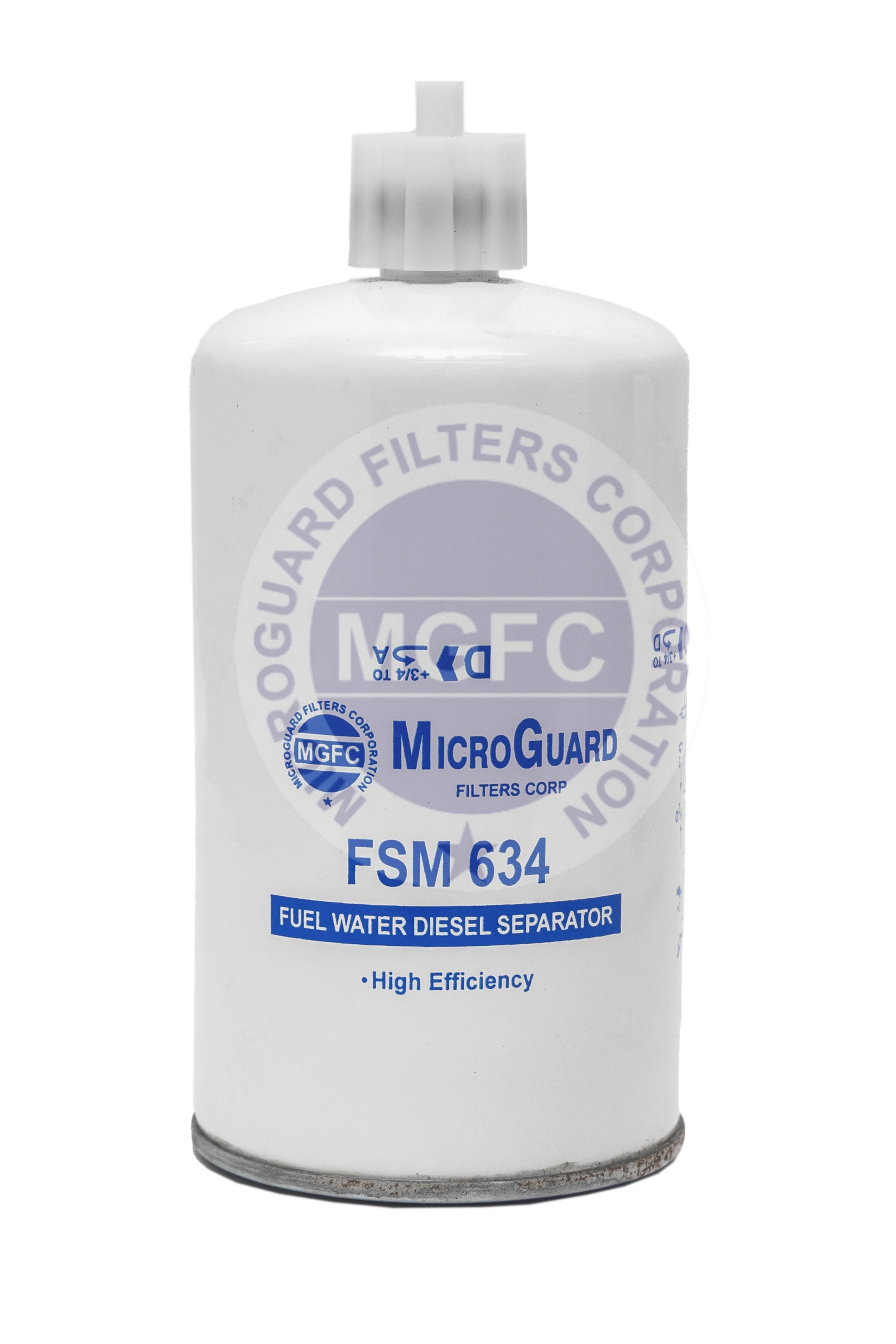 MicroGuard FSM-634 fuel water separator cross reference FS19634, 4962810, ID320704